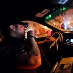 An Officer on patrol.