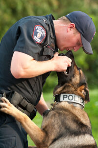 Lt. Brent Plisch and K9 Odin