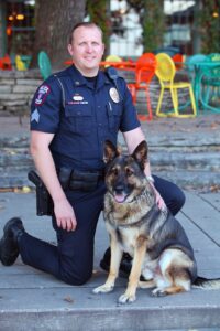 Lt. Brent Plisch and K9 Odin