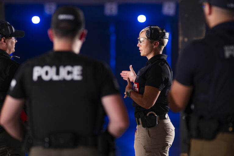 photo of firearms training at range